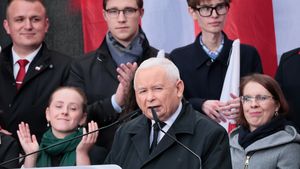 Protest PiS przeciwko nielegalnej migracji i Mercosur