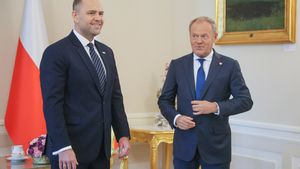 Karol Nawrocki i Donald Tusk