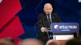 Jarosław Kaczyński na konwencji PiS w Katowicach