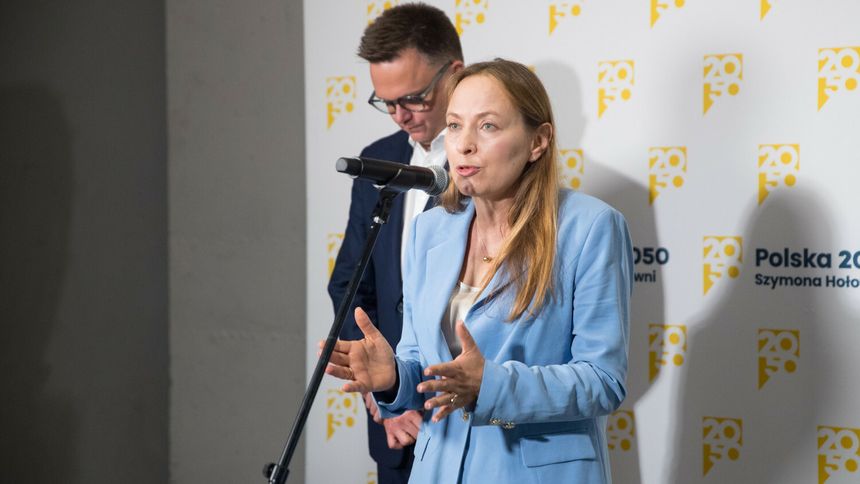 Szymon Hołownia i Katarzyna Pełczyńska-Nałęcz
