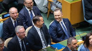 Radosław Sikorski i Karol Nawrocki w ONZ