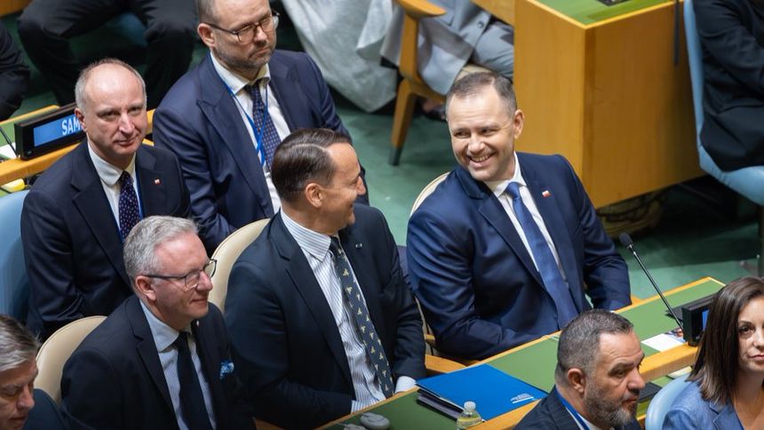 Radosław Sikorski i Karol Nawrocki w ONZ