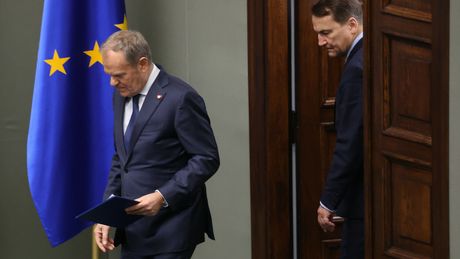 Donald Tusk i Radosław Sikorski
