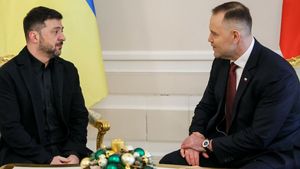 Wołodymyr Zełenski i Karol Nawrocki 