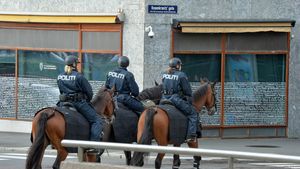Policja konna w Oslo