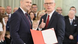 Karol Nawrocki i Sławomir Cenckiewicz
