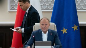 Radosław Sikorsk i Donald Tusk