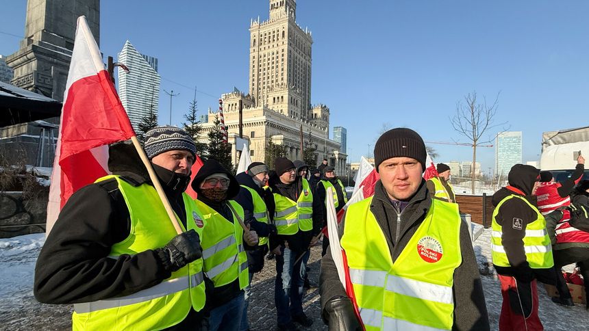 Protest rolników w Warszawie