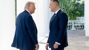 Donald Trump i Karol Nawrocki