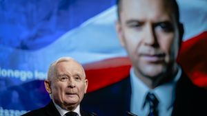 Jarosław Kaczyński i Karol Nawrocki