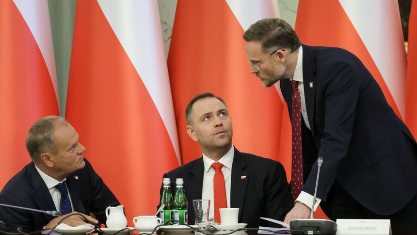  Donald Tusk, Karol Nawrocki, Zbigniew Bogucki