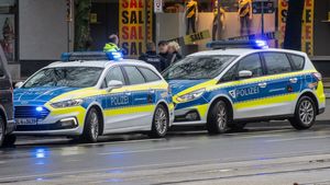 Niemiecka policja, zdjęcie ilustracyjne