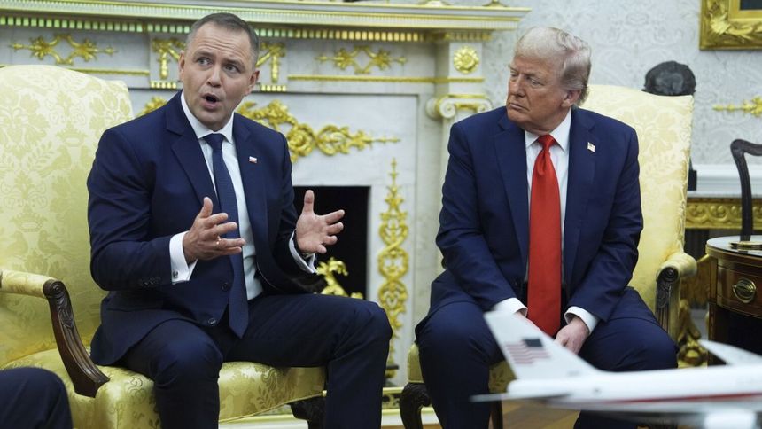 Karol Nawrocki i Donald Trump 