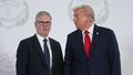 Premier Wielkiej Brytanii Keith Starmer i prezydent USA Donald Trump