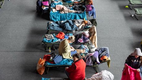 Po wybuchu pełnoskalowej wojny w Ukrainie wielu Ukraińców mieszkało w miejscach zbiorowego pobytu