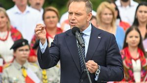 Karol Nawrocki na spotkaniu z mieszkańcami na Lubelszczyźnie