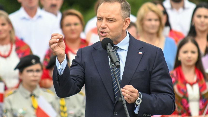 Karol Nawrocki na spotkaniu z mieszkańcami na Lubelszczyźnie