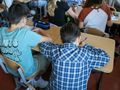 Uczniowie na lekcji