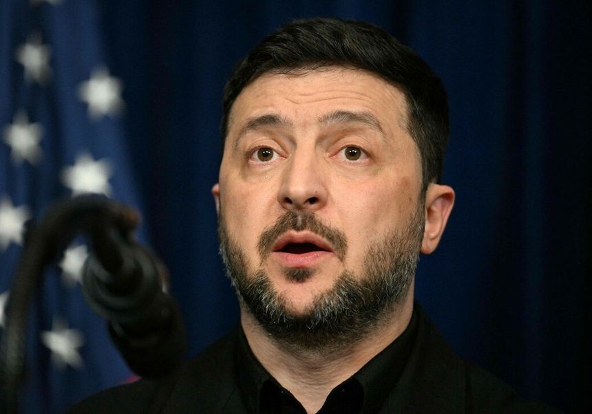 Prezydent Ukrainy Wołodymyr Zełenski