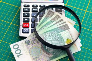 pieniądze pod lupą