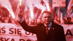 Sławomir Mentzen na Marszu Niepodległości