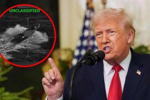 Prezydent USA Donald Trump. Nagranie z ataku wojska USA na łódź przemytniczą