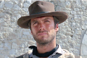 Clint Eastwood w filmie "Za garść dolarów"