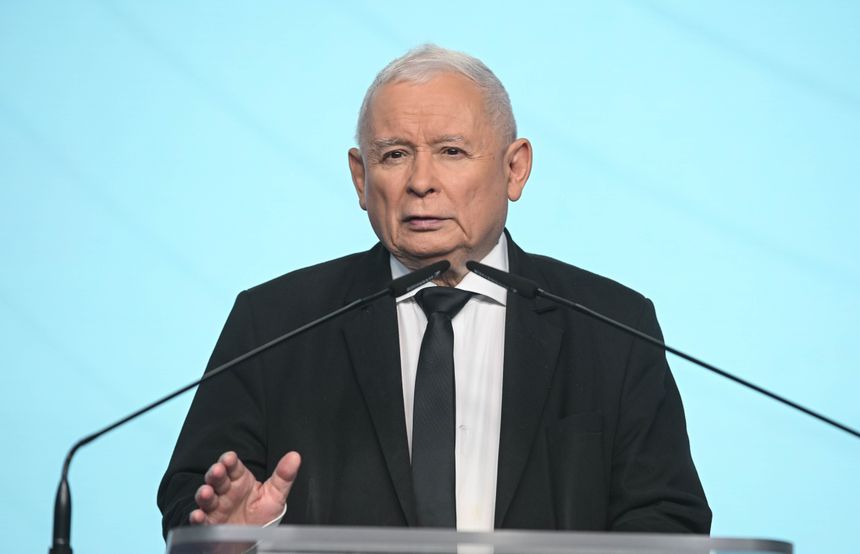 Prezes PiS Jarosław Kaczyński
