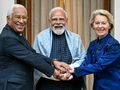 Ursula von der Leyen i Narendra Modi w Delhi