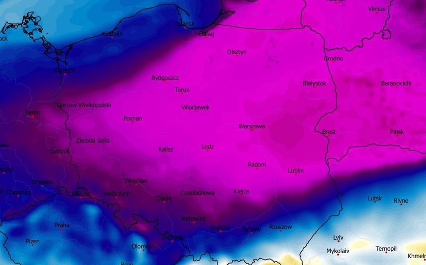 druga fala mrozów