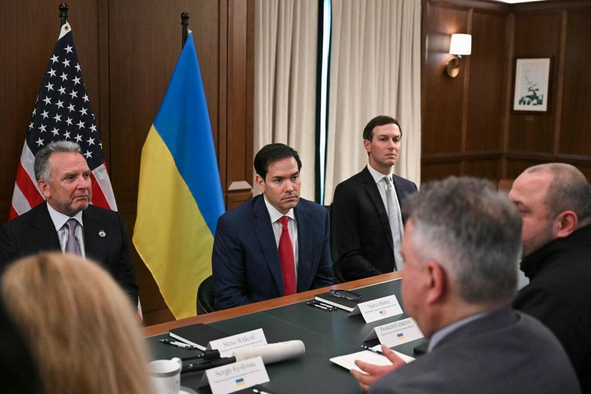 delegacje USA i Ukrainy