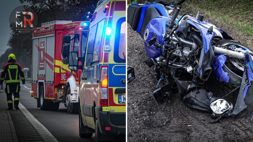 Wypadek w miejscowości Koprki