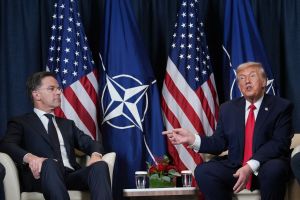 Mark Rutte, Donald Trump