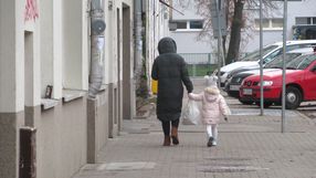 Dziecko w drodze do przedszkola