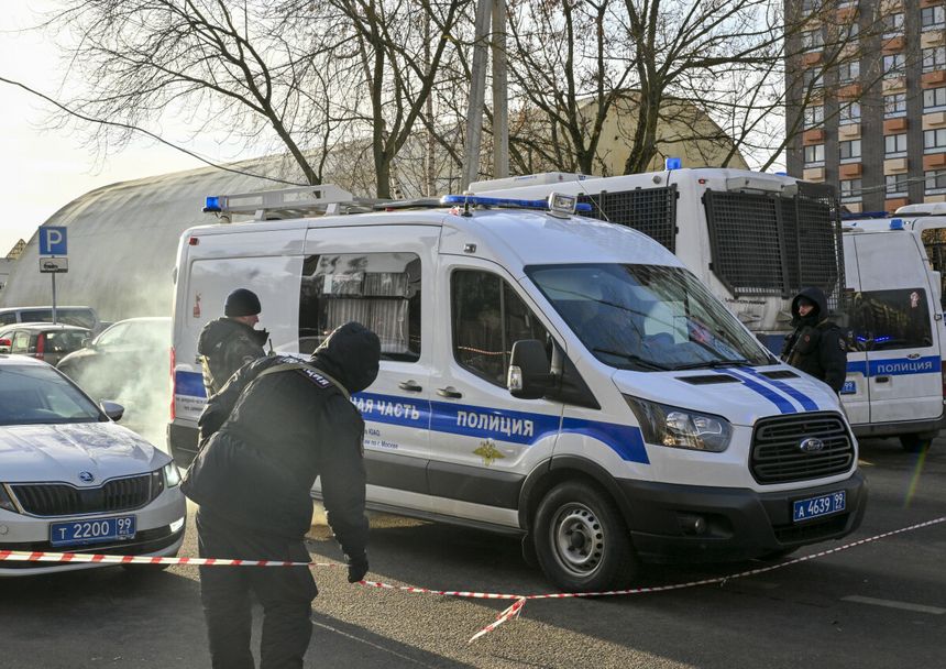 Policja w Moskwie (zdjęcie ilustracyjne)