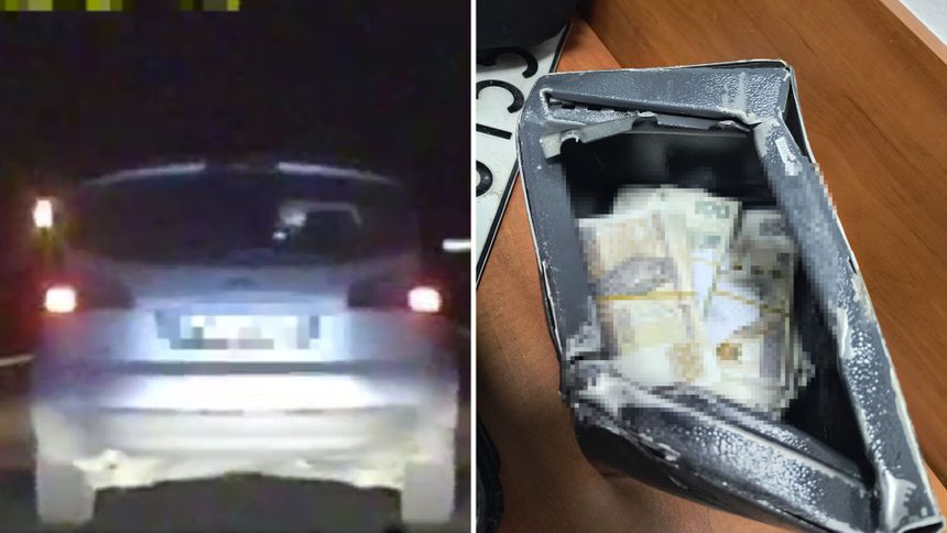 Próba zatrzymania mężczyzny. Sejf z pieniędzmi