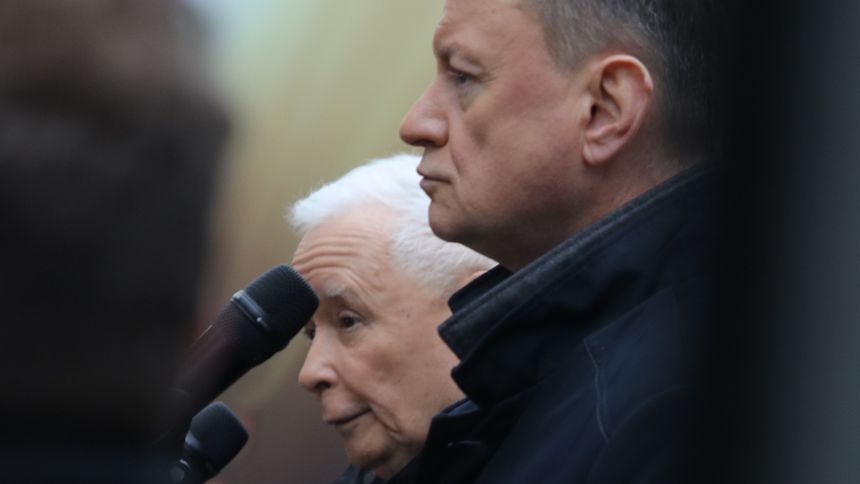Jarosław Kaczyński i Mariusz Błaszczak