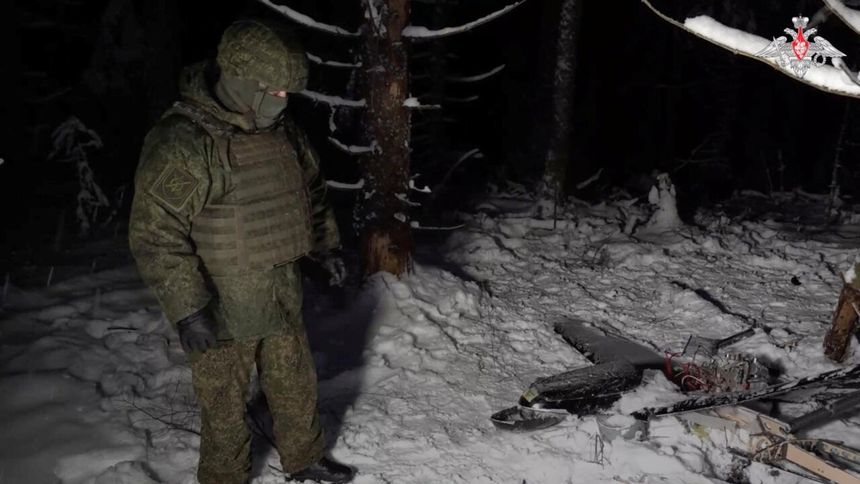 Rosjanie znaleźli drona, który miał zaatakować Putina?