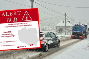Ostrzeżenia RCB przed opadami śniegu