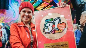 WOŚP 2023 złota płyta od Radia ZET