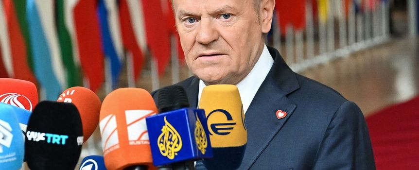 Premier Donald Tusk na szczycie UE w Brukseli