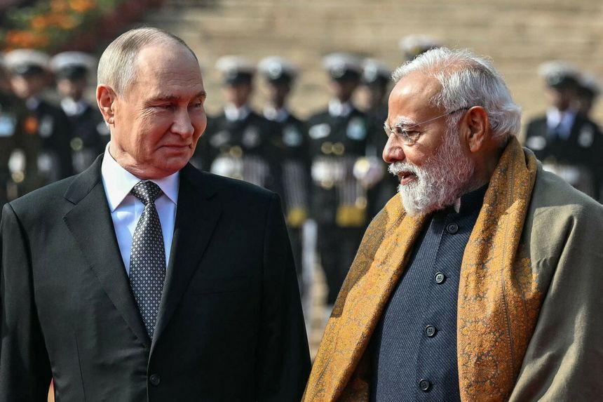 Władimir Putin Narendra Modi