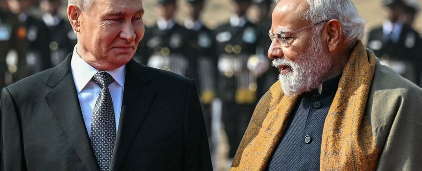 Władimir Putin Narendra Modi