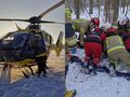 wypadek na sankach 