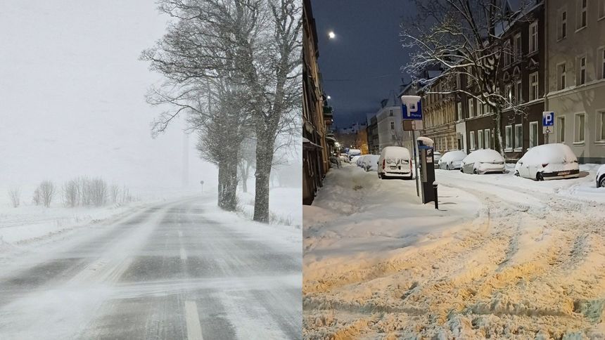 atak zimy na Pomorzu