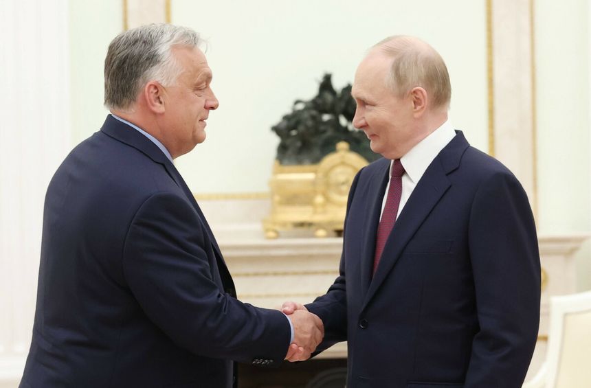 Viktor Orban i Władimir Putin