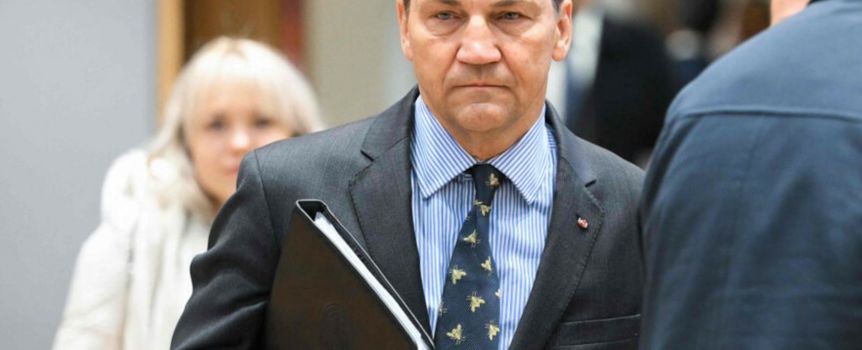 Minister spraw zagranicznych Radosław Sikorski