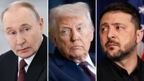 Władimir Putin. Donald Trump. Wołodymyr Zełenski