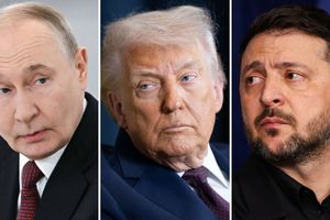 Władimir Putin. Donald Trump. Wołodymyr Zełenski