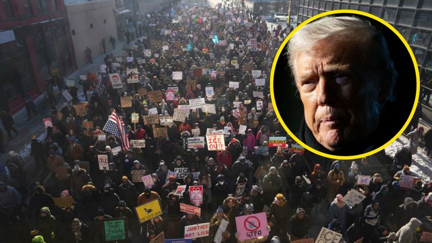 Protesty w Minneapolis. Prezydent USA Donald Trump
